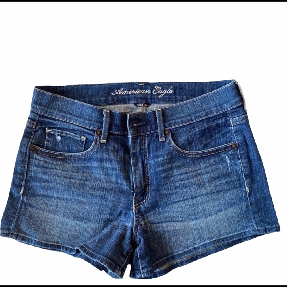 American Eagle Blue Jean Shorts